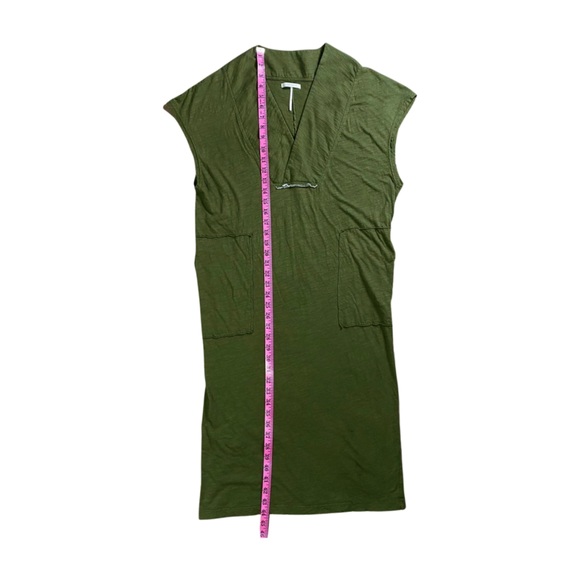 Stitchdrop ✧ Nordstrom Lagenlook V-Neck Pocket Midi Dress | M - Picture 5 of 10